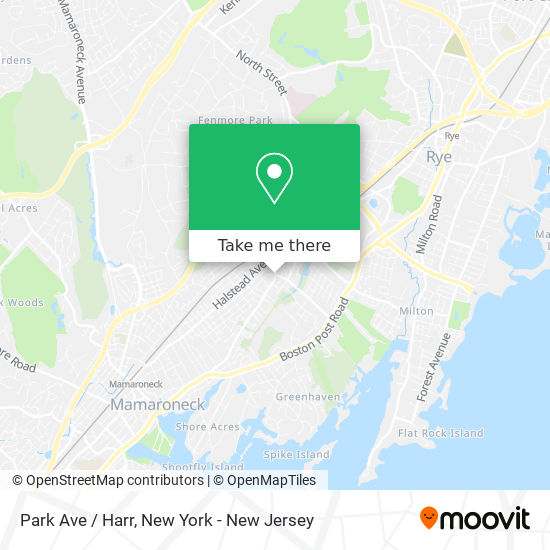 Mapa de Park Ave / Harr