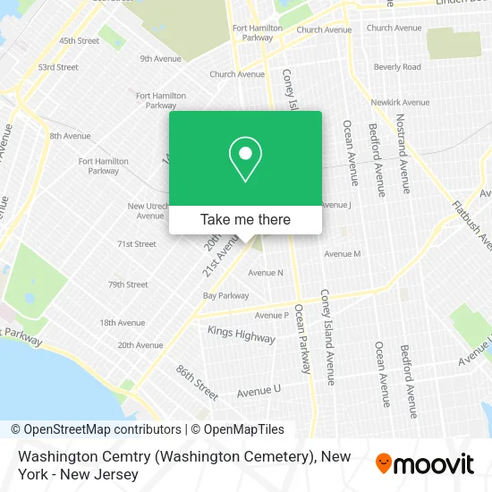 Washington Cemtry (Washington Cemetery) map
