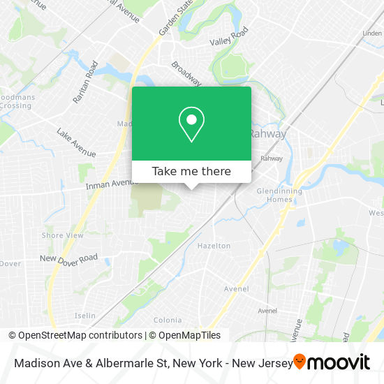 Mapa de Madison Ave & Albermarle St