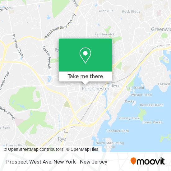 Mapa de Prospect West Ave