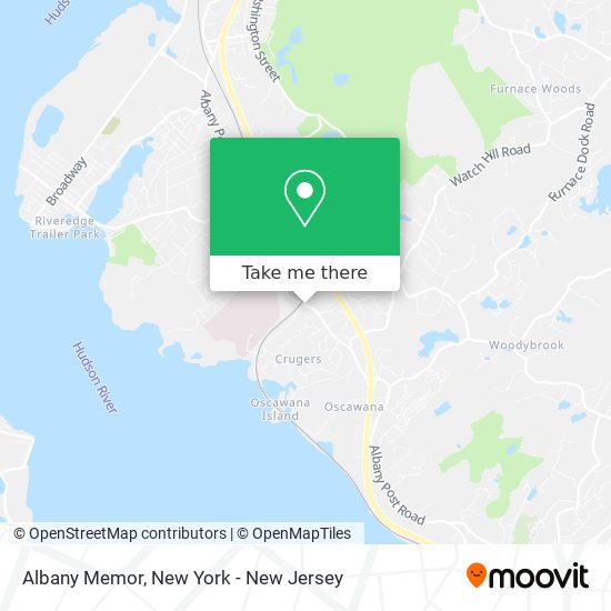 Albany Memor map