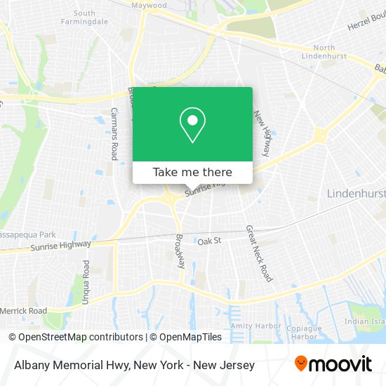 Mapa de Albany Memorial Hwy