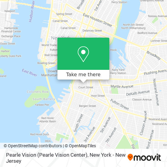 Mapa de Pearle Vision (Pearle Vision Center)
