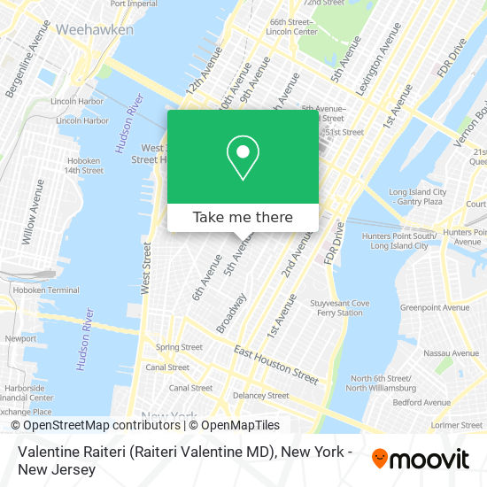 Valentine Raiteri (Raiteri Valentine MD) map