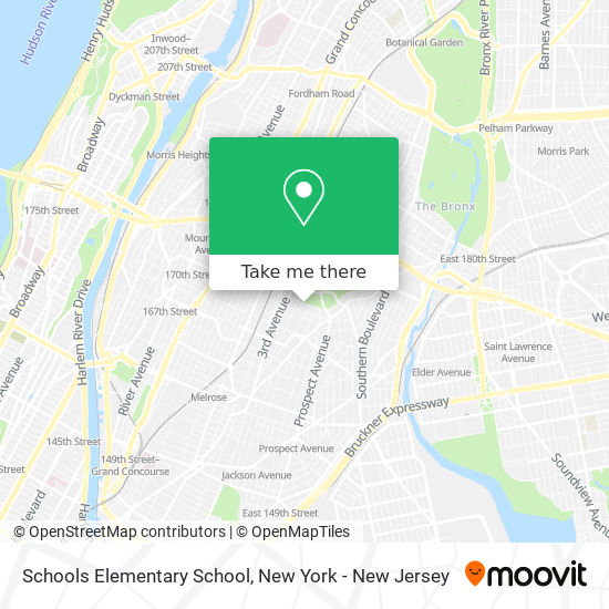 Mapa de Schools Elementary School