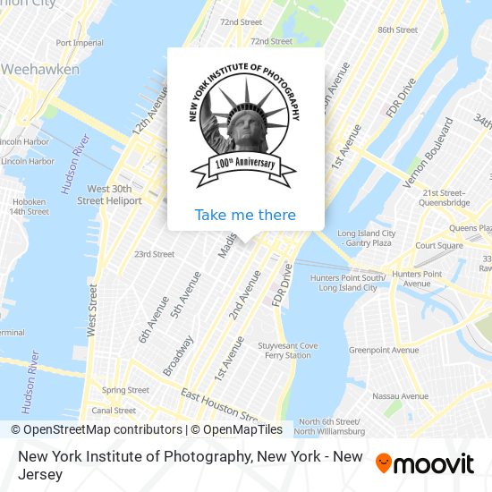 New York Institute of Photography map