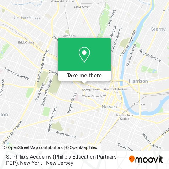 Mapa de St Philip's Academy (Philip's Education Partners -PEP)