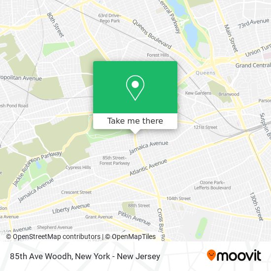 85th Ave Woodh map