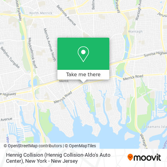 Mapa de Hennig Collision (Hennig Collision-Aldo's Auto Center)