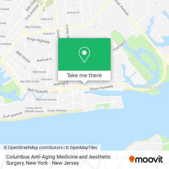 Columbus Anti-Aging Medicine and Aesthetic Surgery map