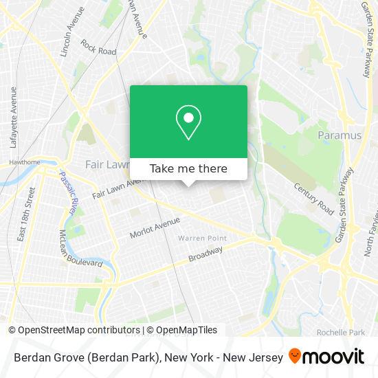Berdan Grove (Berdan Park) map