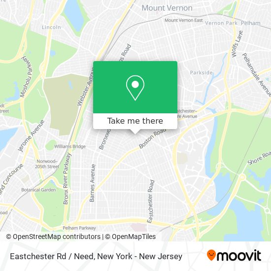 Mapa de Eastchester Rd / Need