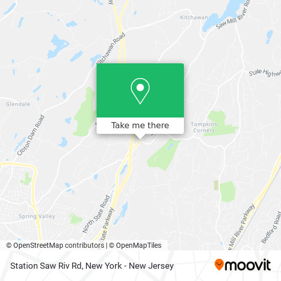 Station Saw Riv Rd map