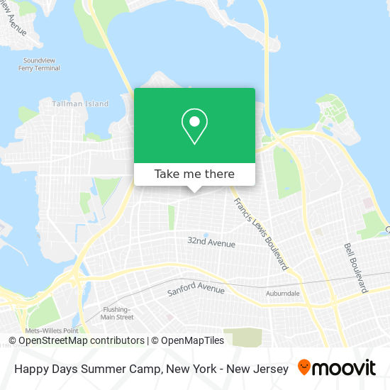 Happy Days Summer Camp map