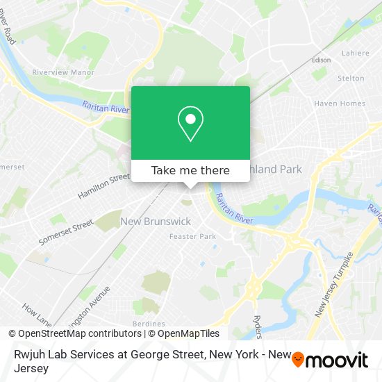 Rwjuh Lab Services at George Street map