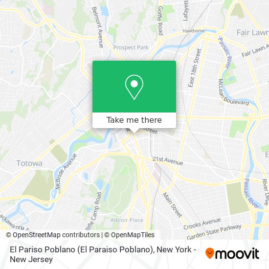 El Pariso Poblano (El Paraiso Poblano) map