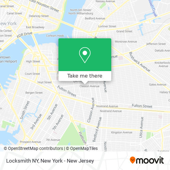 Locksmith NY map