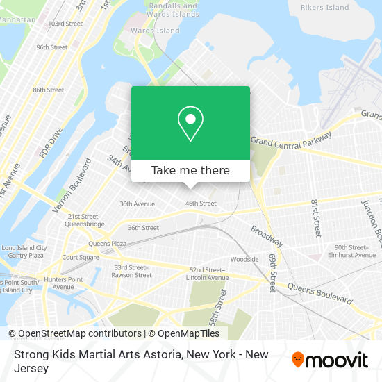 Strong Kids Martial Arts Astoria map