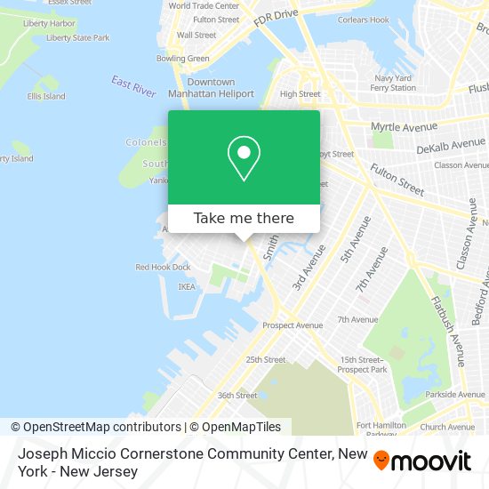Mapa de Joseph Miccio Cornerstone Community Center