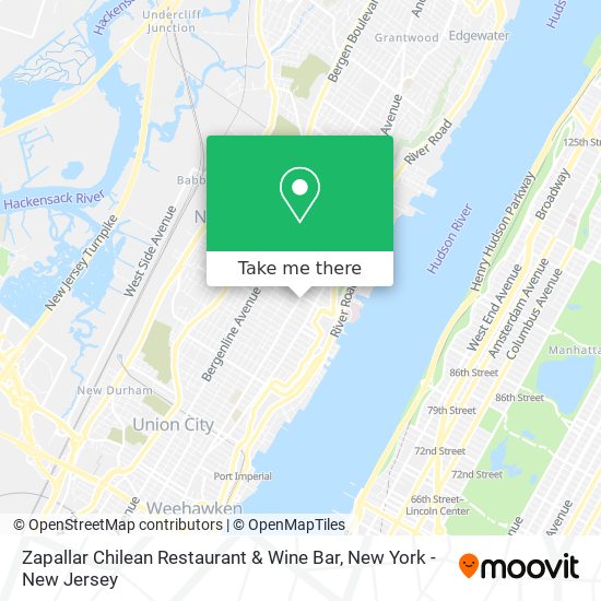 Zapallar Chilean Restaurant & Wine Bar map