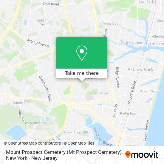 Mapa de Mount Prospect Cemetery (Mt Prospect Cemetery)