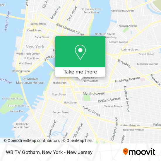 WB TV Gotham map