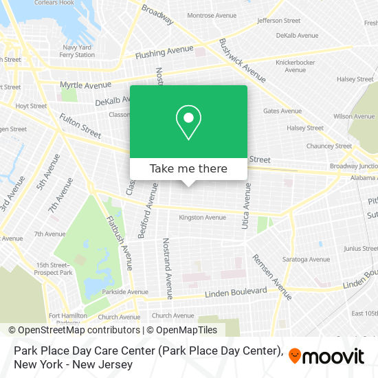 Park Place Day Care Center map