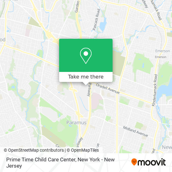 Mapa de Prime Time Child Care Center