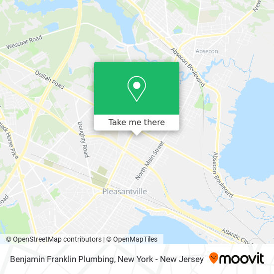 Benjamin Franklin Plumbing map