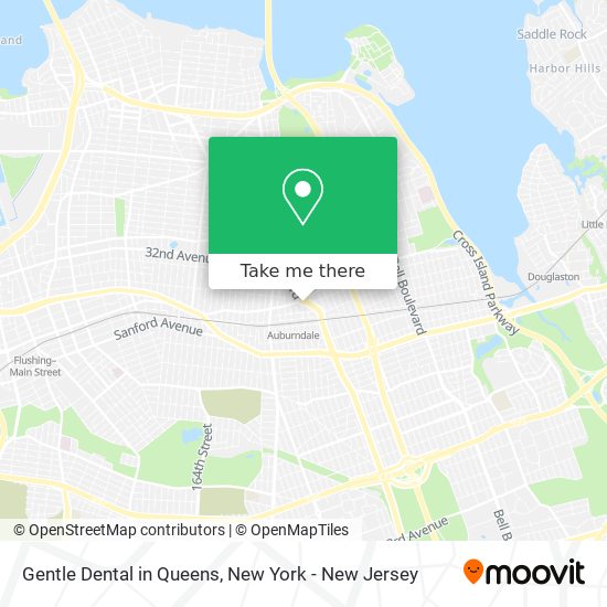 Gentle Dental in Queens map