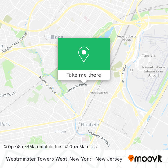 Mapa de Westminster Towers West