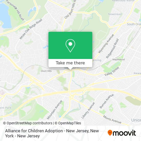 Alliance for Children Adoption - New Jersey map
