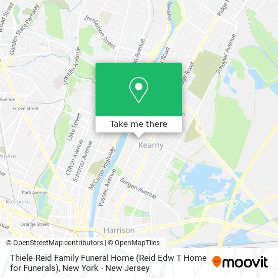 Mapa de Thiele-Reid Family Funeral Home (Reid Edw T Home for Funerals)