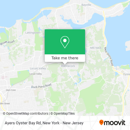 Mapa de Ayers Oyster Bay Rd