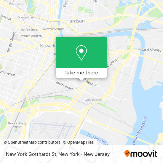 New York Gotthardt St map