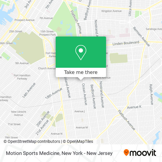 Motion Sports Medicine map