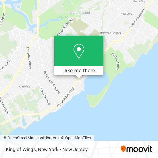 King of Wings map