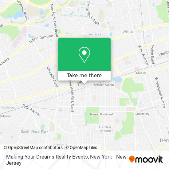 Making Your Dreams Reality Events map