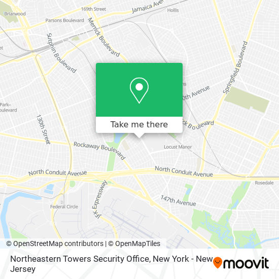 Northeastern Towers Security Office map