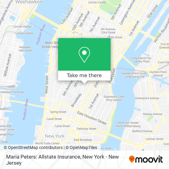 Maria Peters: Allstate Insurance map