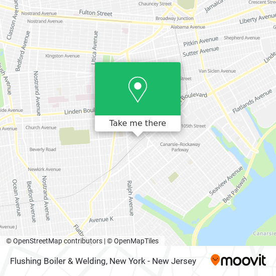 Flushing Boiler & Welding map