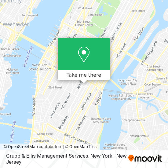 Mapa de Grubb & Ellis Management Services