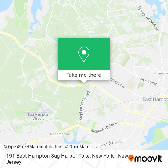 191 East Hampton Sag Harbor Tpke map