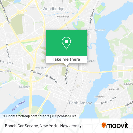 Bosch Car Service map