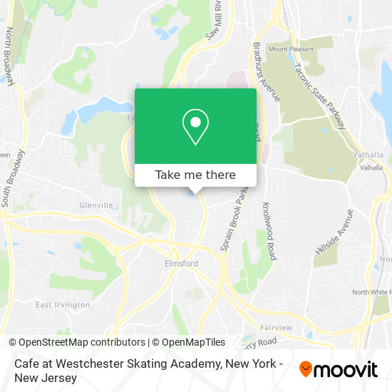 Cafe at Westchester Skating Academy map