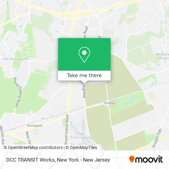 DCC TRANSIT Works map