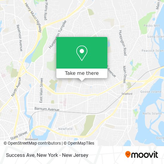 Success Ave map