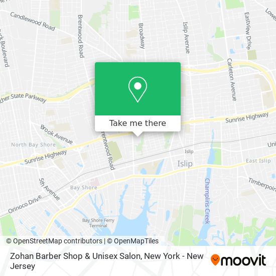 Mapa de Zohan Barber Shop & Unisex Salon