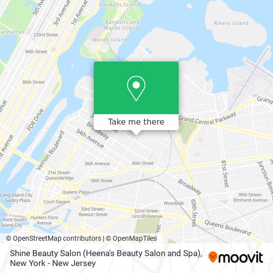 Shine Beauty Salon (Heena's Beauty Salon and Spa) map