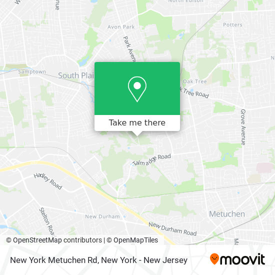 Mapa de New York Metuchen Rd